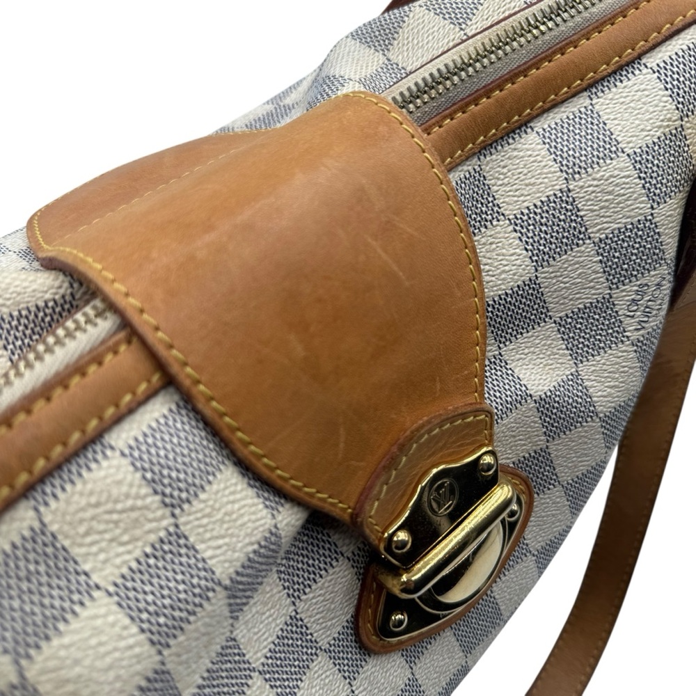 Vintage Louis Vuitton Damier Azur Saleya PM Shoulder Bag - Picture 8 of 13